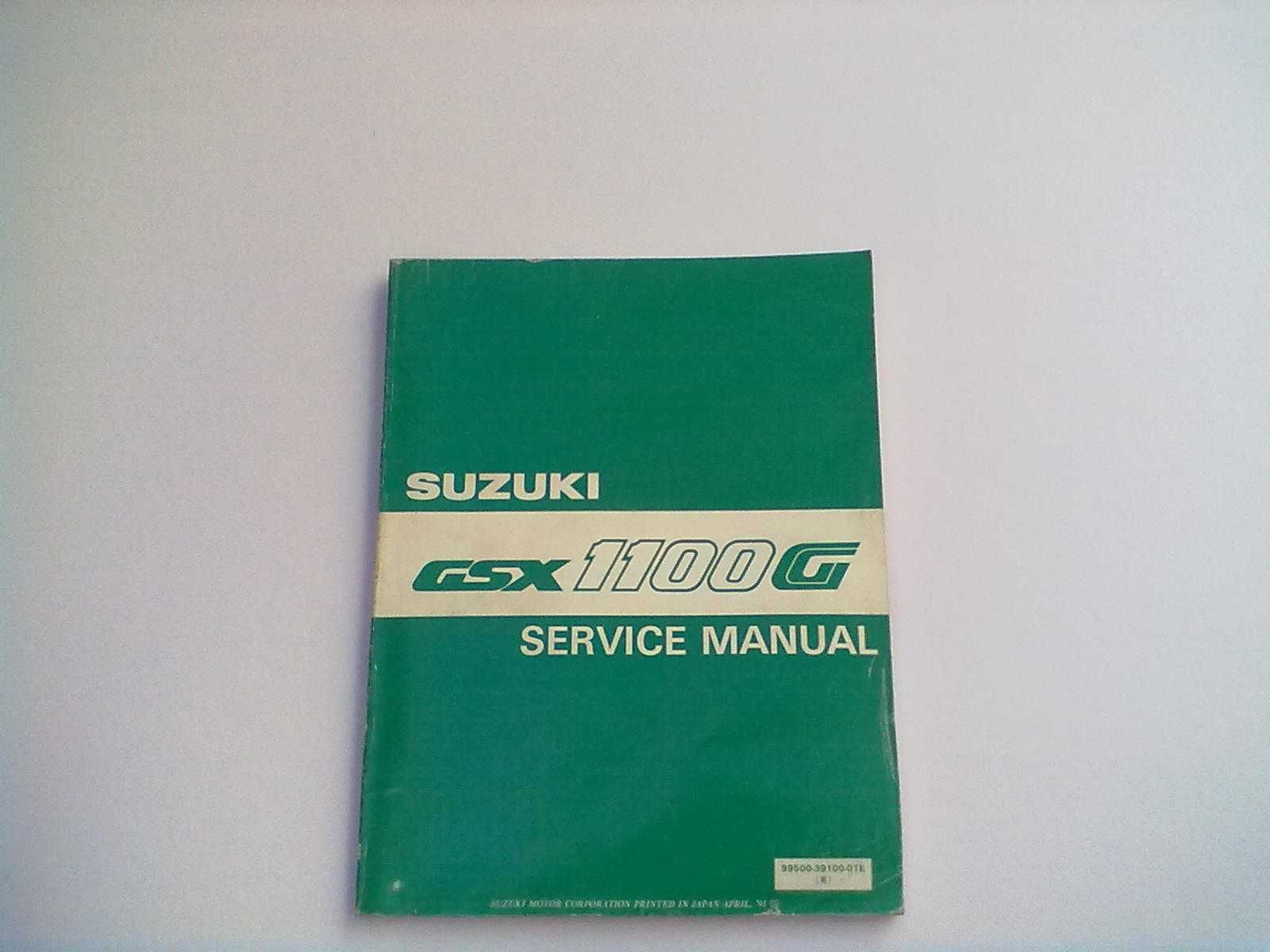 Manual Técnico Oficial Suzuki GSX 1100G