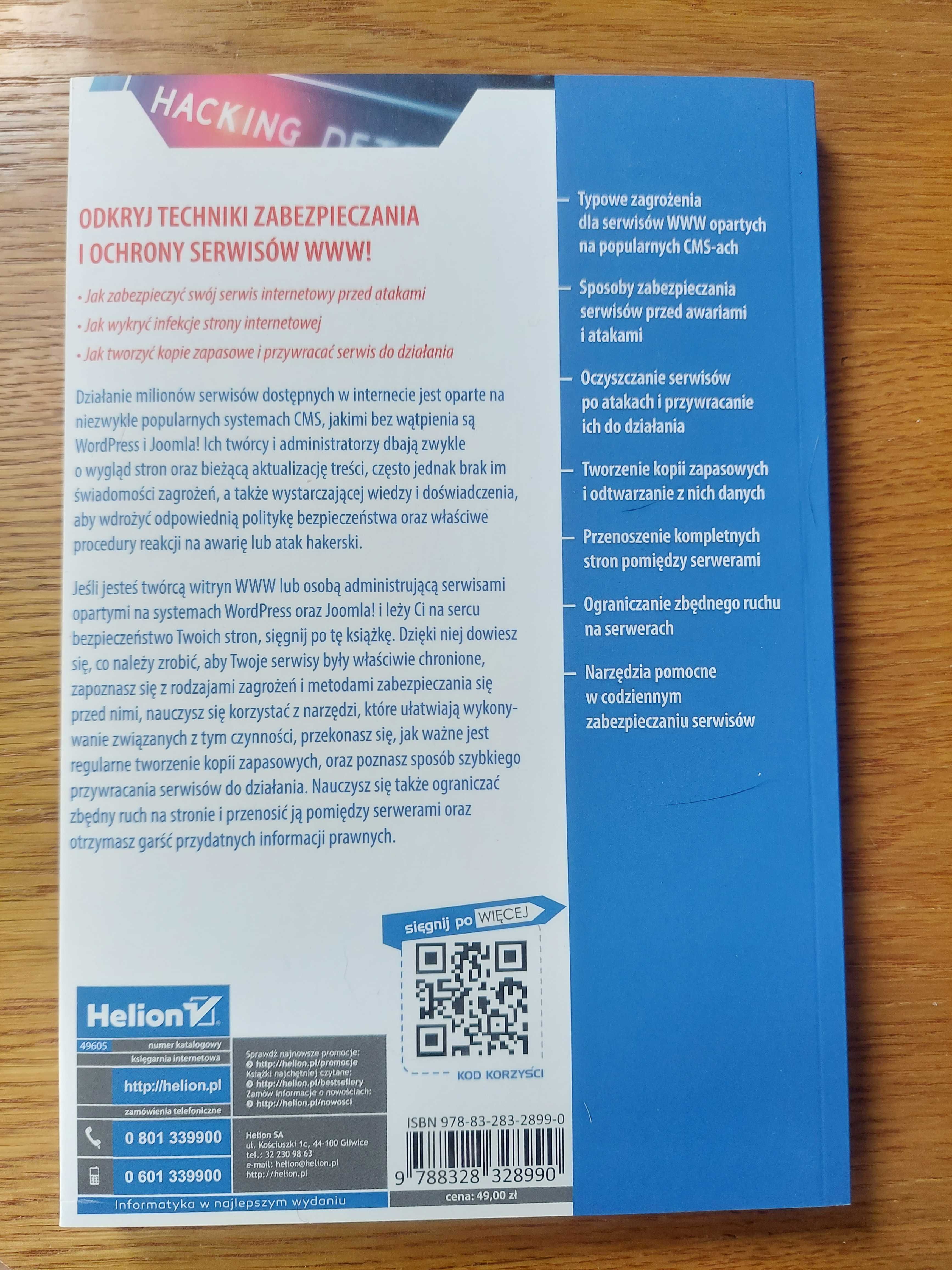 WordPress i Joomla! Zabezpieczanie i ratowanie stron WWW