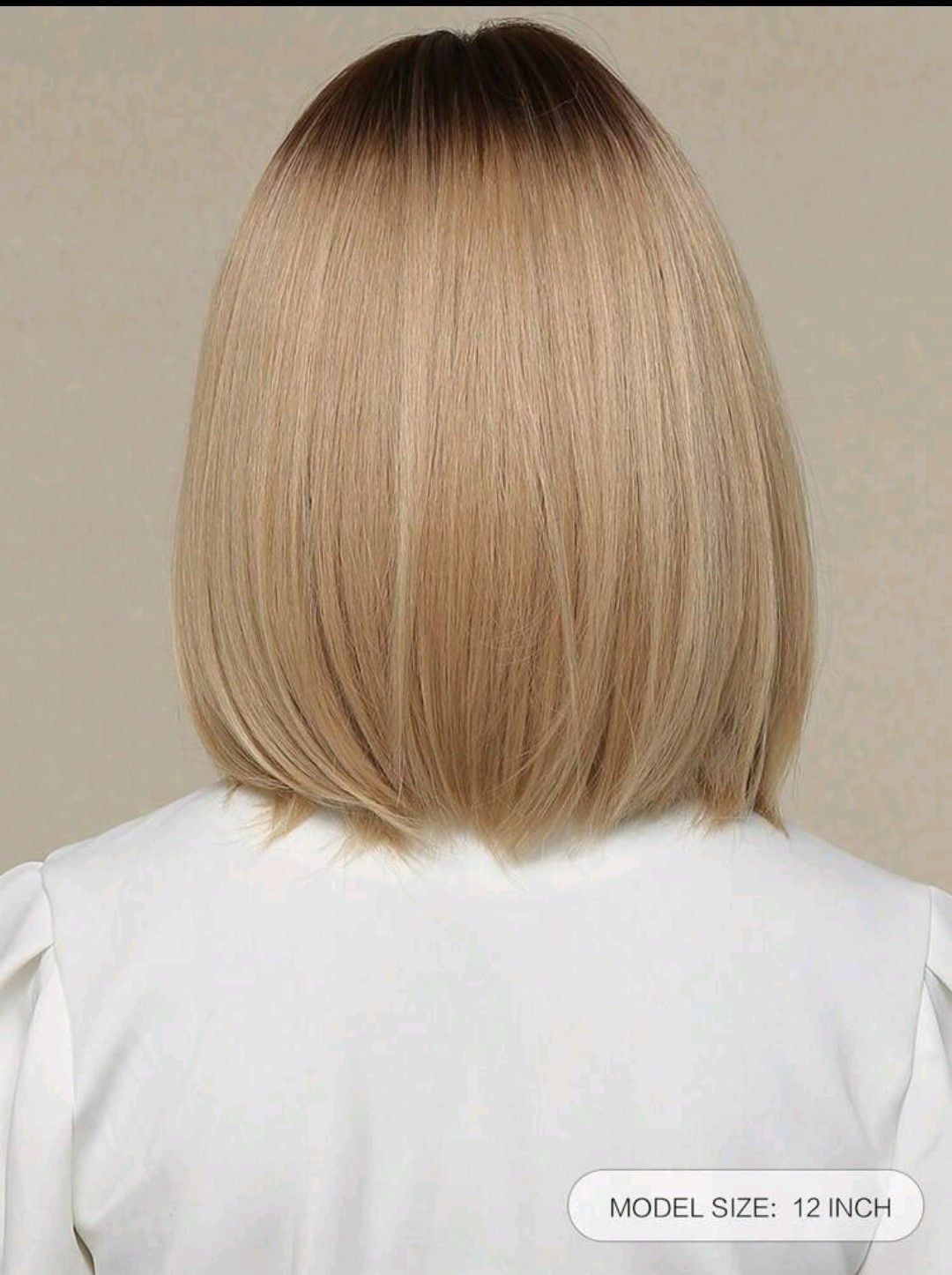 Peruka bob nr.20 jasny blond ombre