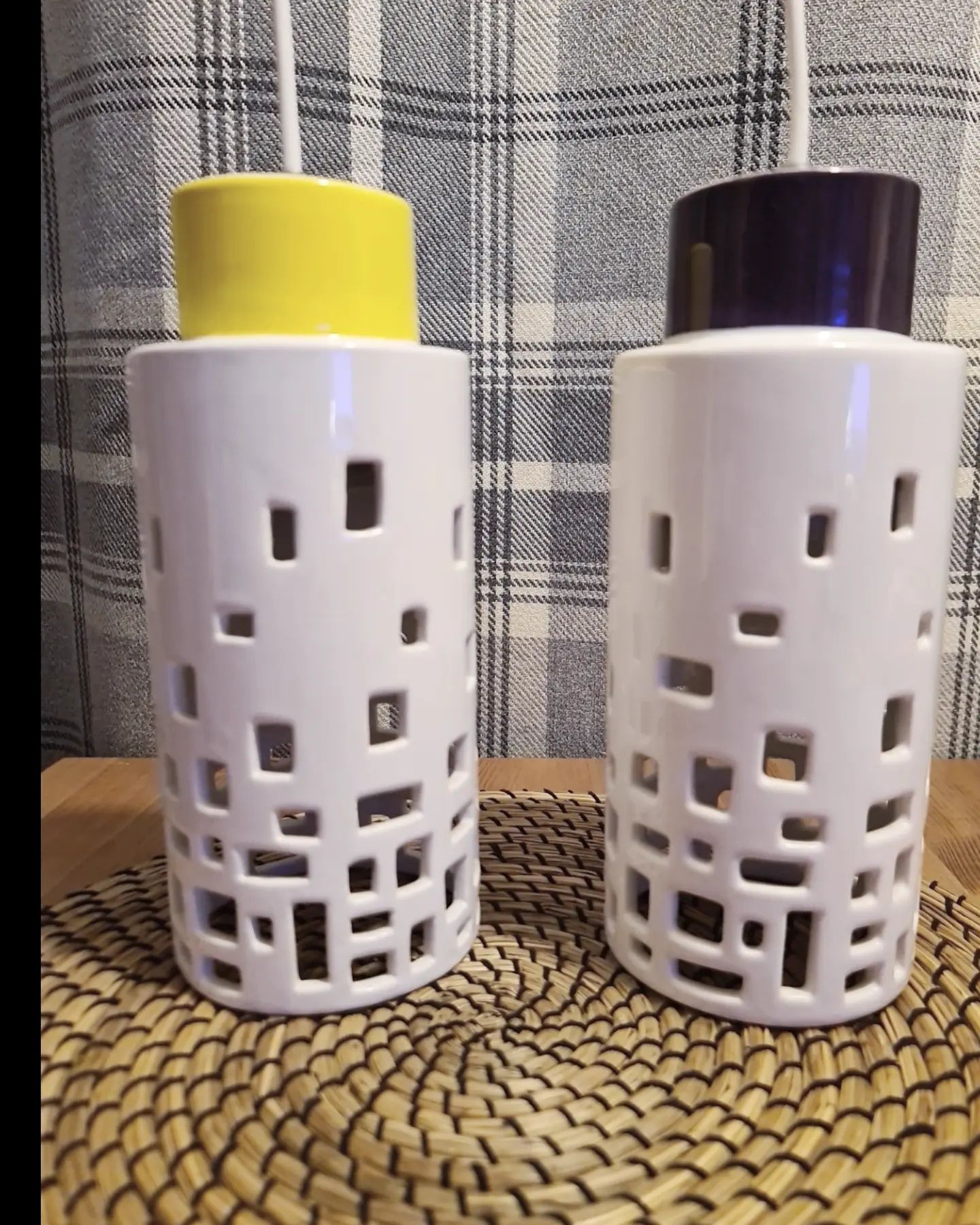 Lampy wiszące ceramiczna biel