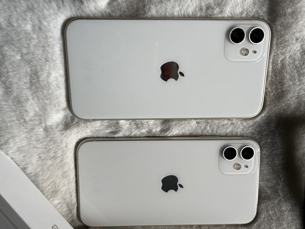 Telefony  Iphone 11 białe (2szt)