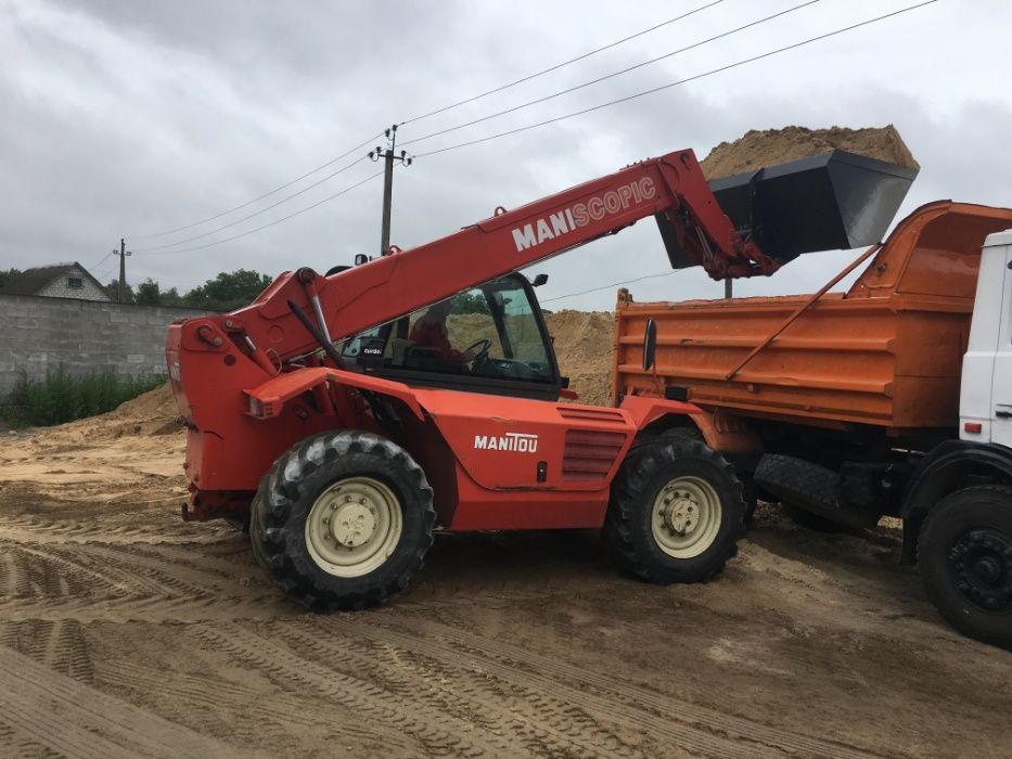 Послуги телескопічного погрузчика Manitou
