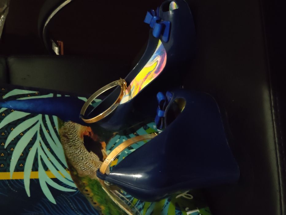 Sandália Cunha Azul (n°39)