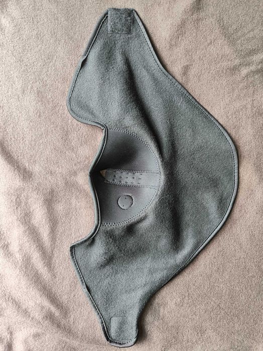 Maska rowerowa zimowa na twarz i szyję polarowa