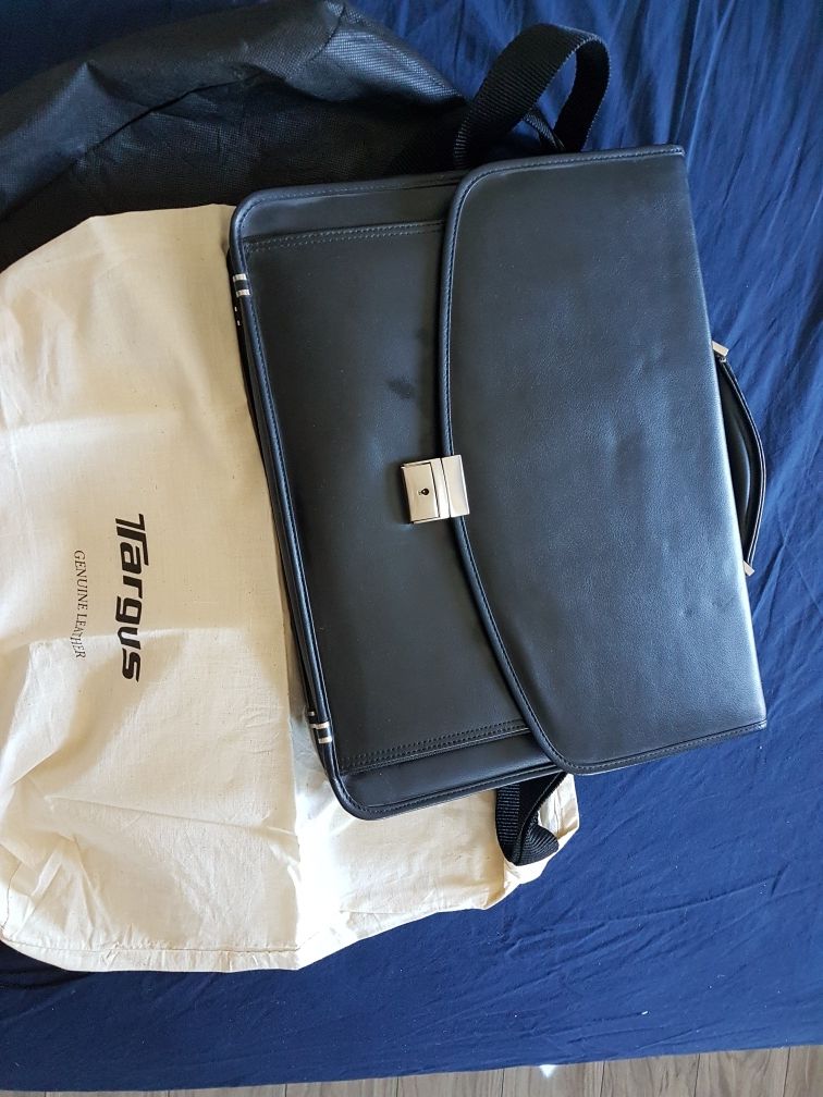 Nowa Torba Targus Leather prawdziwa skóra 499zł