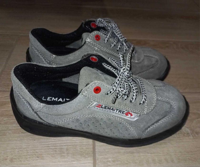 спецобувь, рабочие ботинки Lemaitre натуральная замша