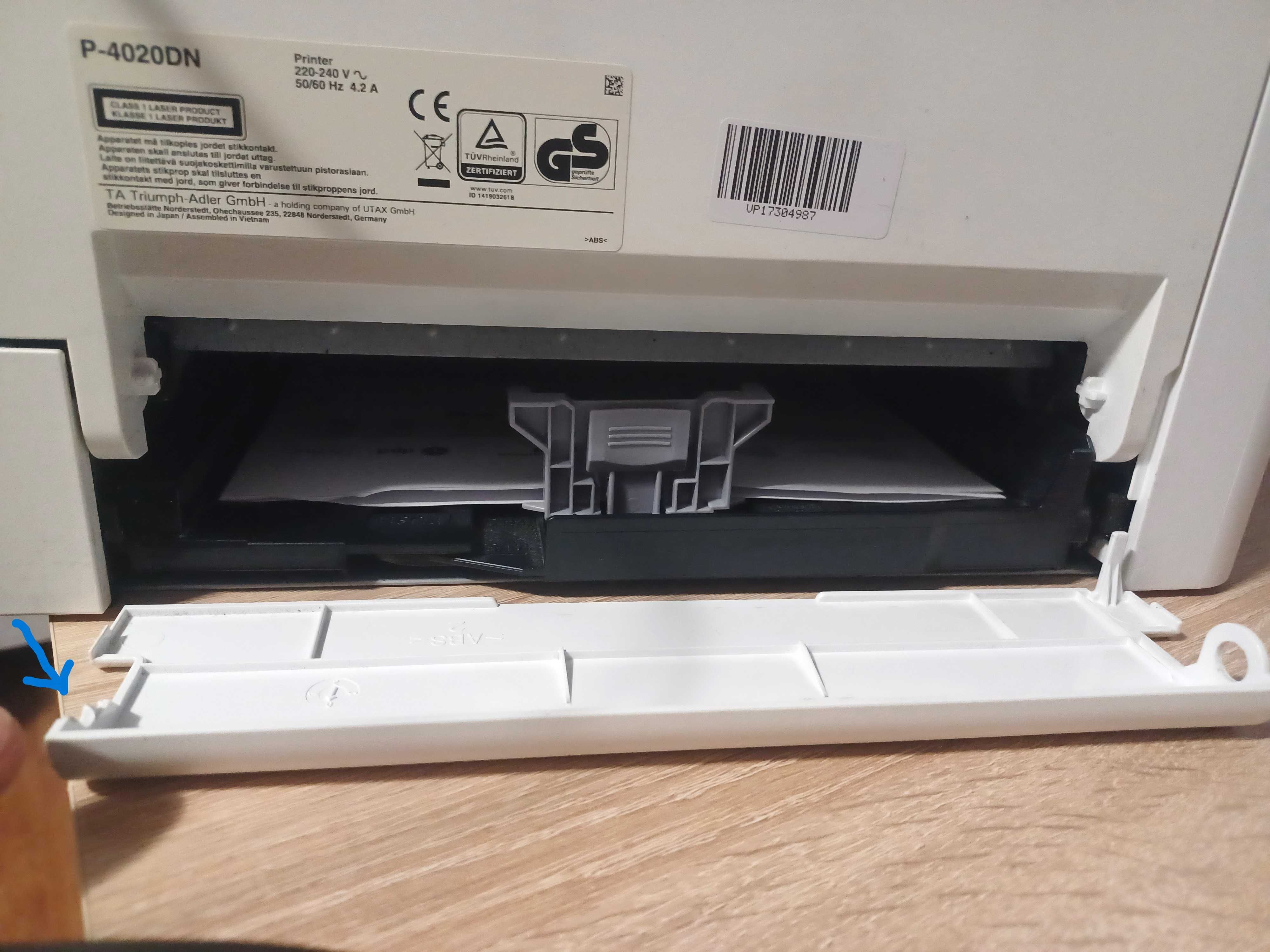 Drukarka Laserowa Monochromatyczna Triumph-Adler P4020D LAN/USB