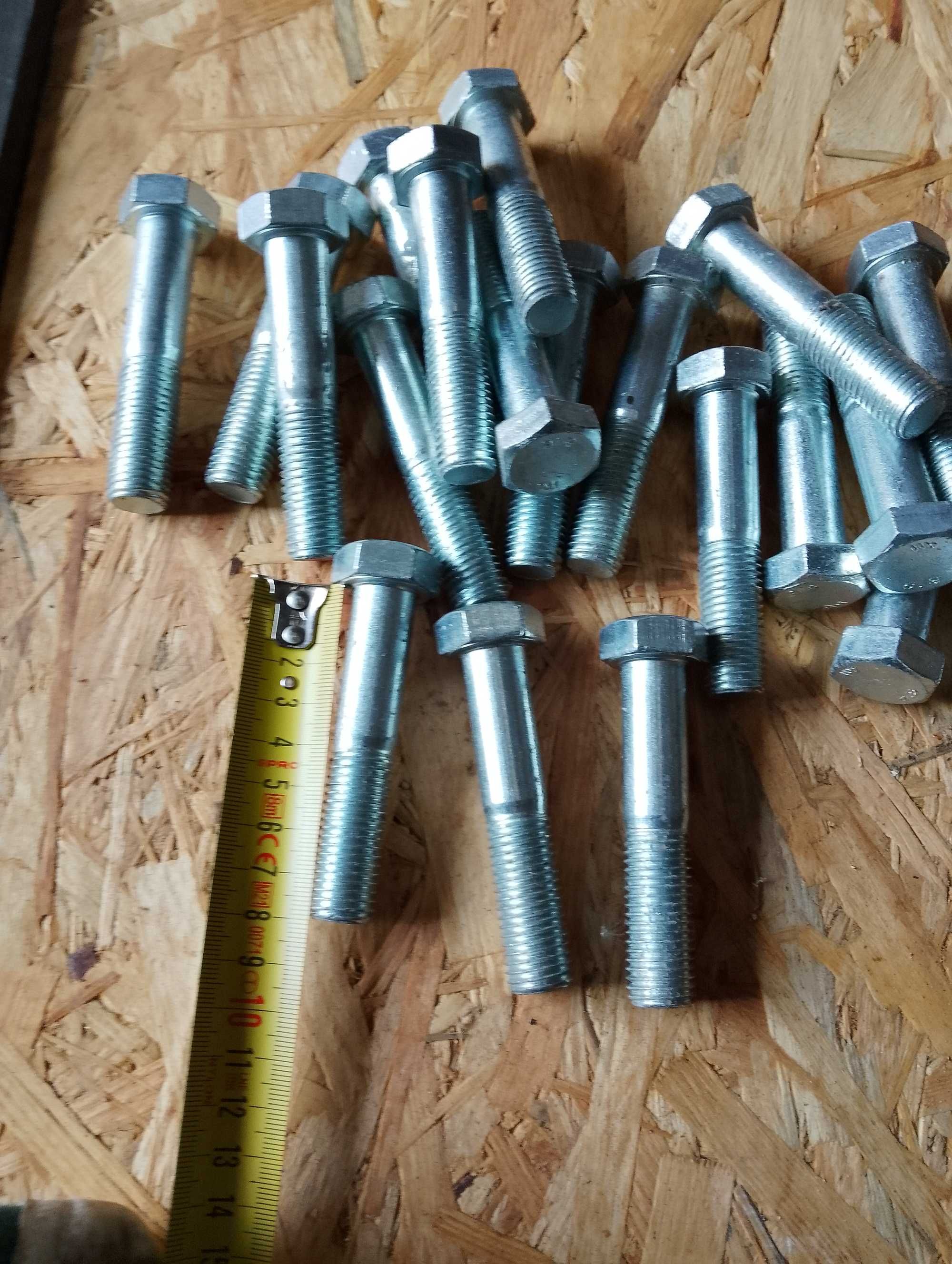 Śruby m16x80 8.8 ocynk 80szt