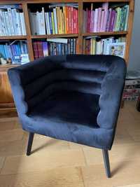 Fotel nowocesny czarny