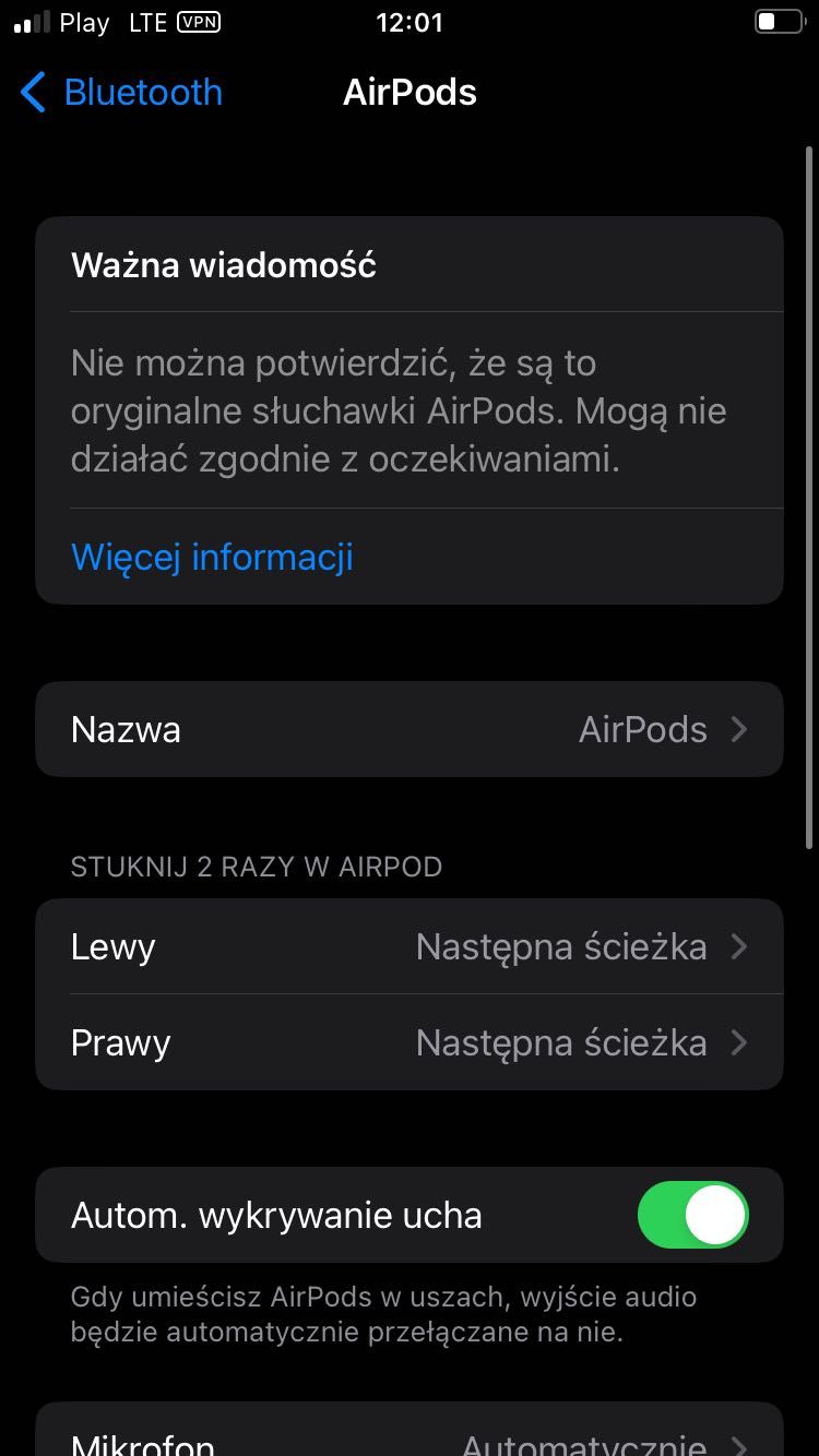 AIR PODS Pro SŁuchawki bezprzewodowe GWARANCJA Rozruchowa