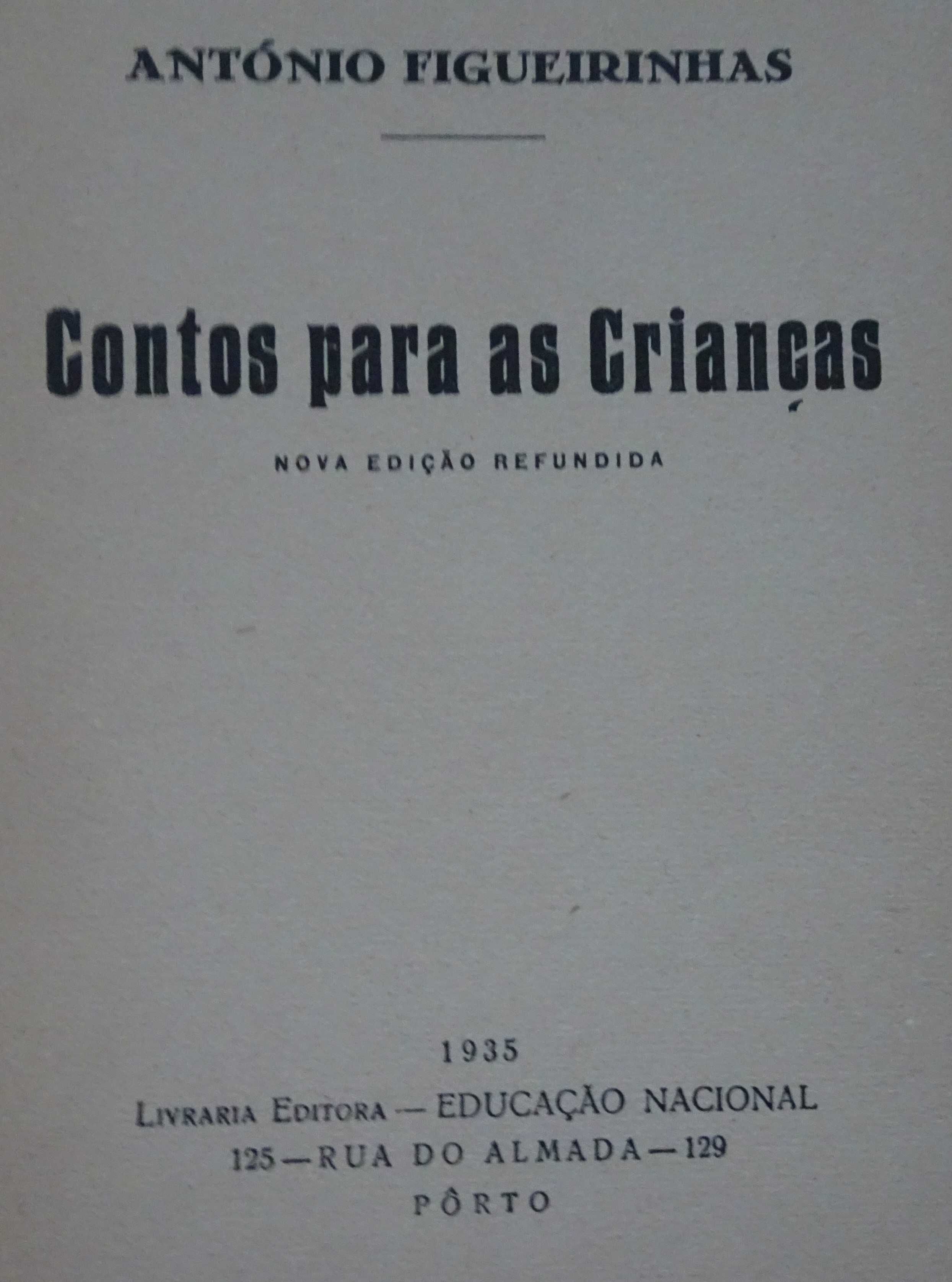 Contos Para As Crianças de António Figueirinhas - Ano Edição 1935