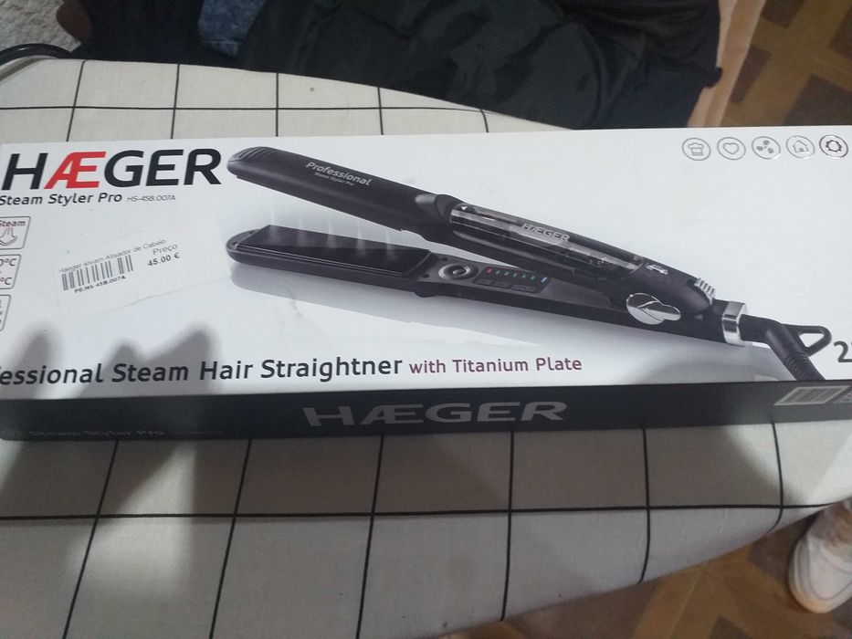 Vendo prancha de cabelo usada uma vez