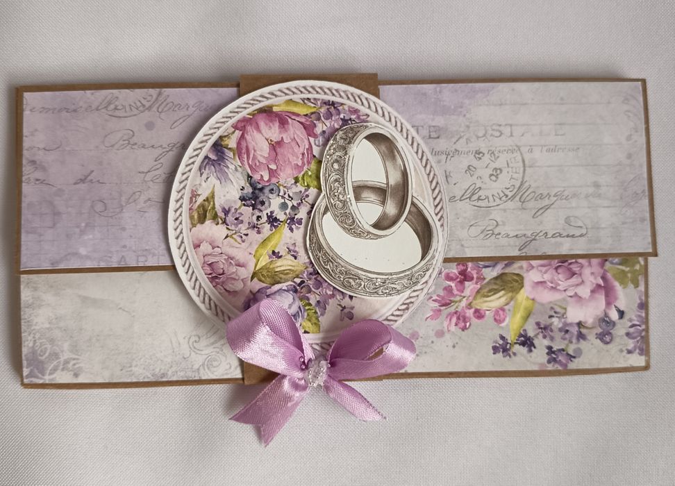 Pudełko, koperta na prezent pieniężny/ślub