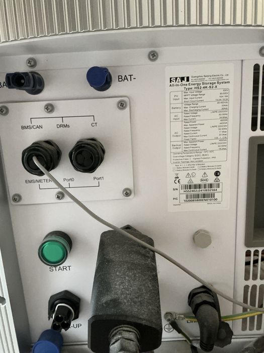 Sistema Solar Completo – SAJ All-in-One 10 kWh + 8 Painéis – 4.500 €