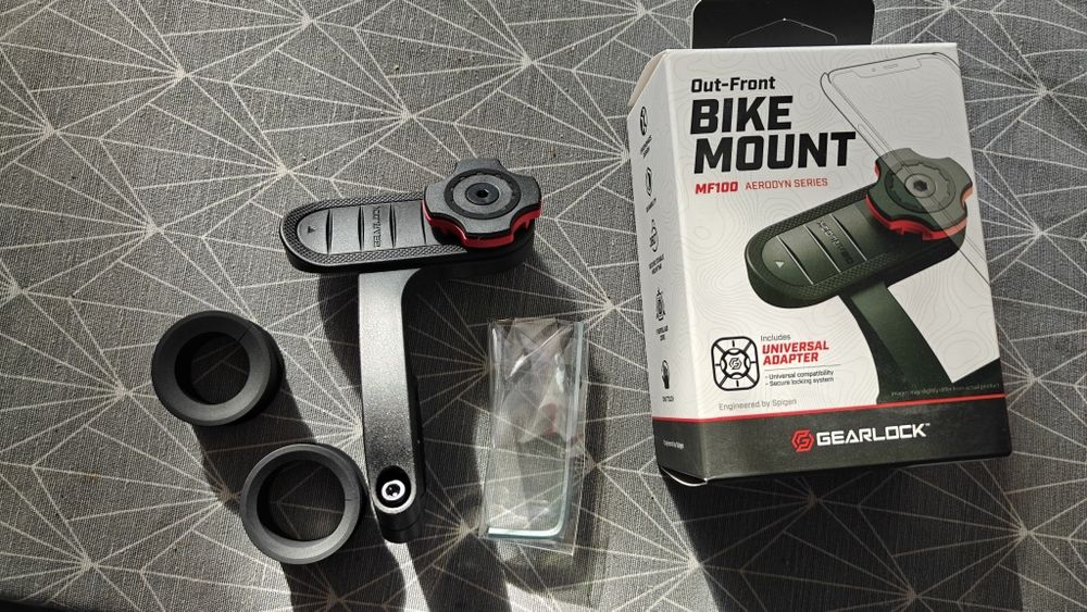 Uchwyt Spigen Gearlock MF100 rowerowy - czarny