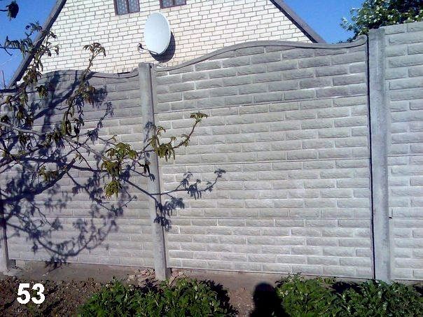 Заборы бетонные. Работаем в течение 20 лет.