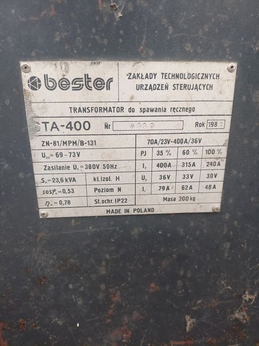 Spawarka BESTER  STA-400