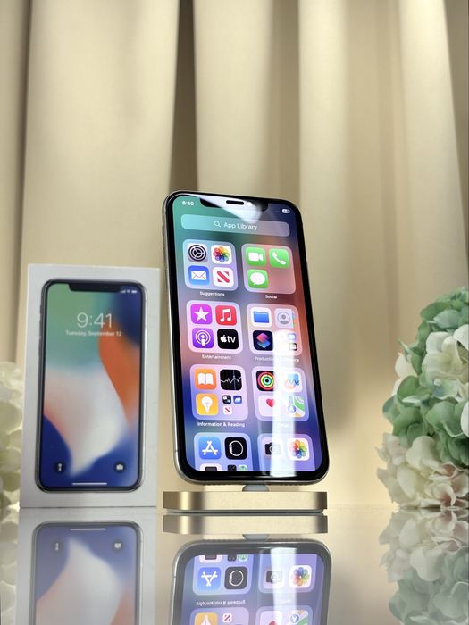 Опис! Стан Нового! Оригінал iPhone X 100%АКБ (Магазин Гарантія)