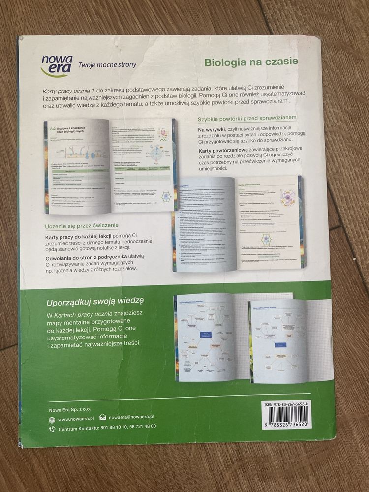 Biologia na czasie 1 karty pracy podstawa