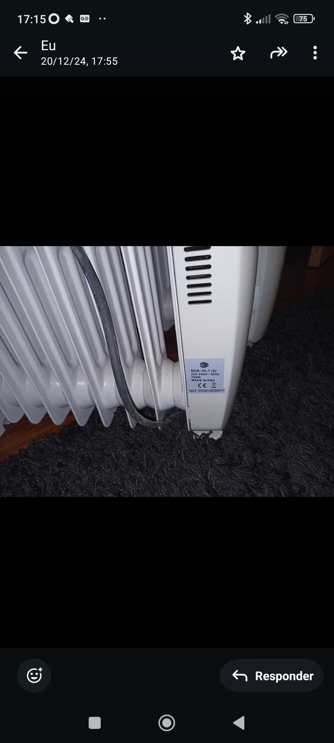 Aquecedores a oleo