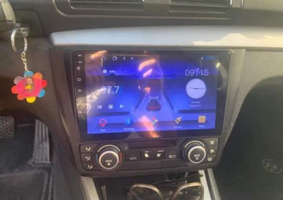 Rádio Android 12 com GPS BMW E81 E82 E87 E88 (Novo)