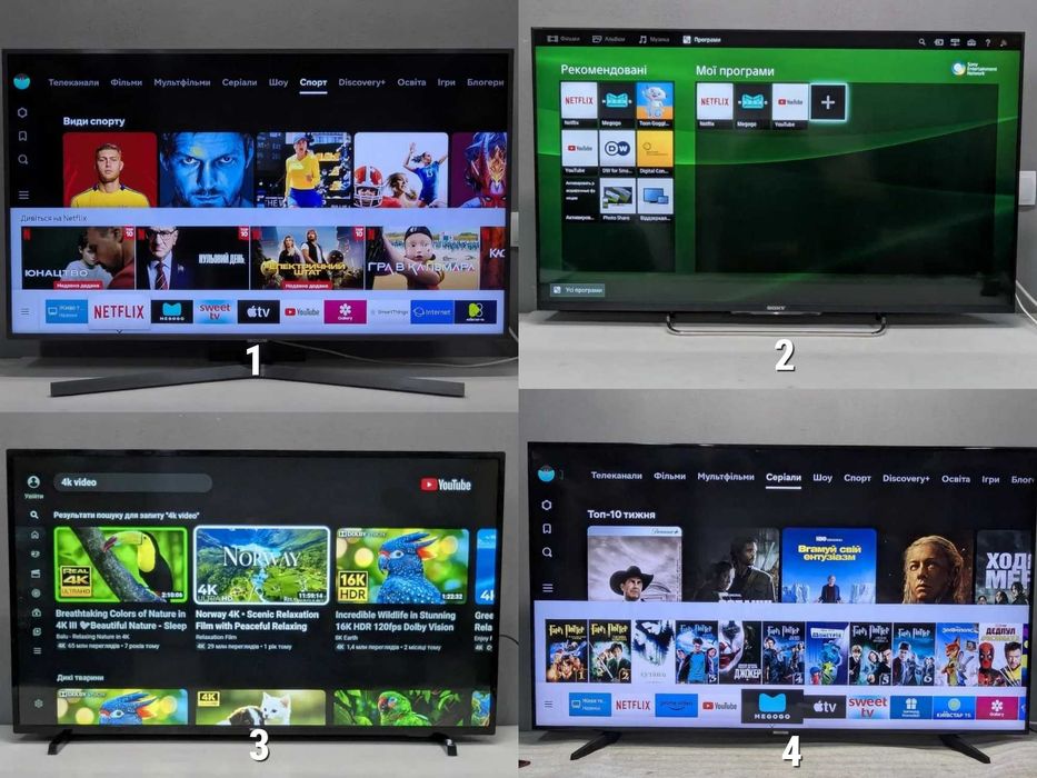 Телевізор SAMSUNG 55" дюйм Direct LED 4K Smart TV Wi-Fi 3D Бу ГАРАНТІЯ