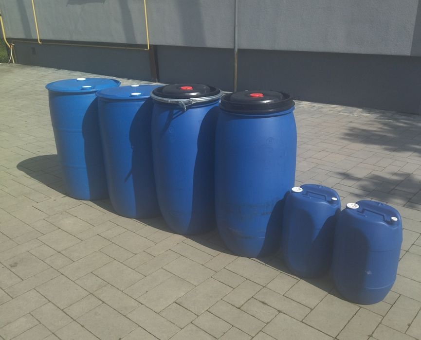 Бочка пластикова 210 літрів 170 літрів 25 літрі