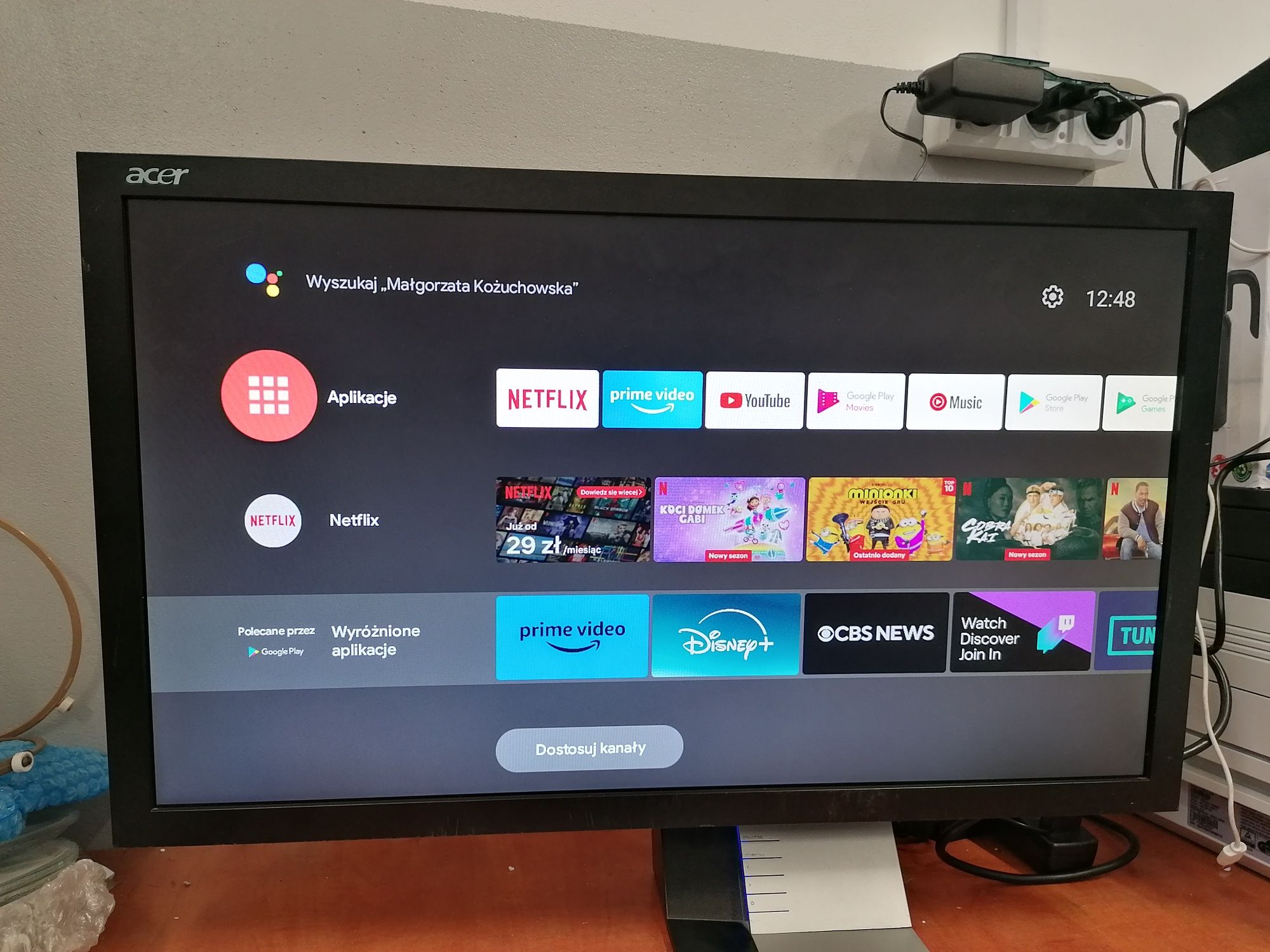 Super cienki monitor Acer 27 cali