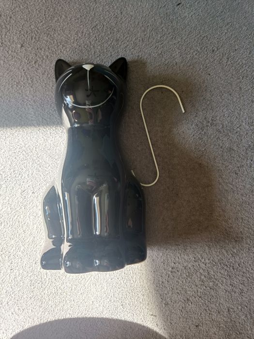 Ceramiczny nawilżacz powietrza czarny kotek [nieznaczna skaza]