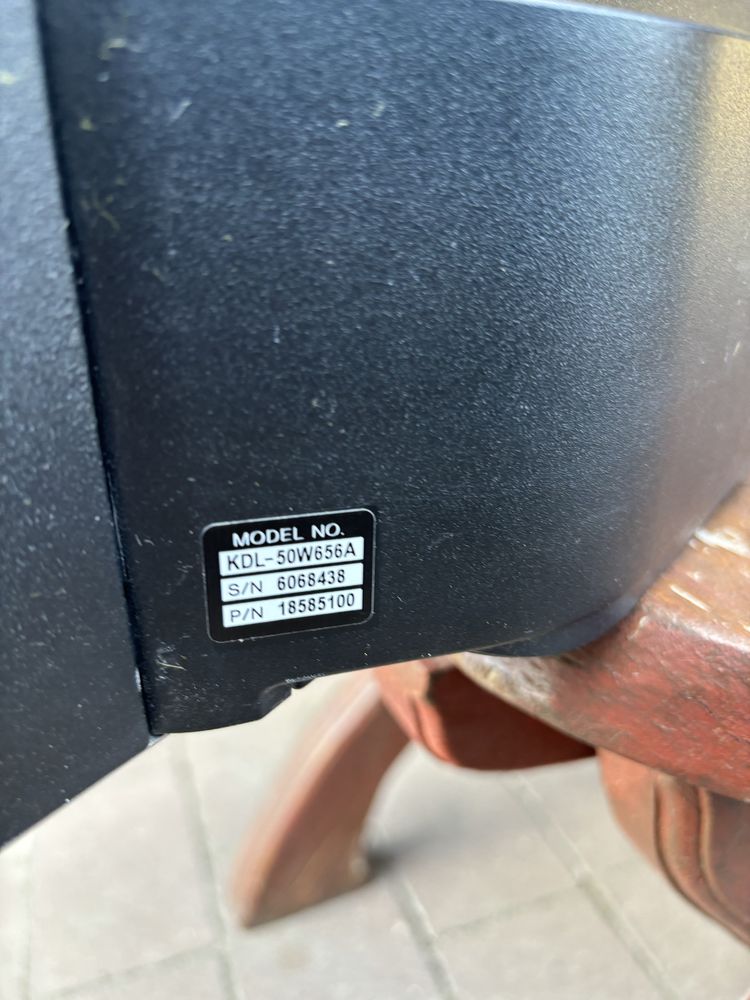 Telewizor sony uszkodzony