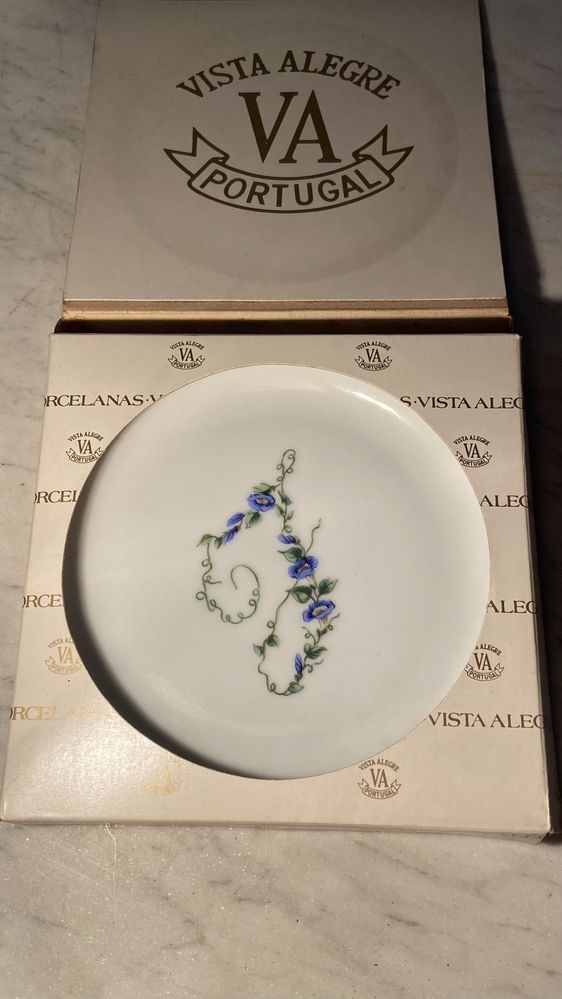 Prato-Decorada com Inicial