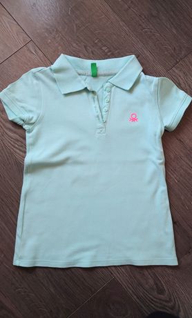 Koszulka bluzka polo polówka Benetton rozm. 116 / 122