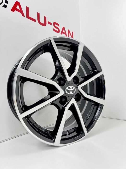 NOWE alufelgi TOYOTA 16" AYGO COROLLA MR2 YARIS - Czarny Poler