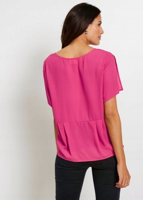 B.P.C bluzka szyfonowa różowa 36.