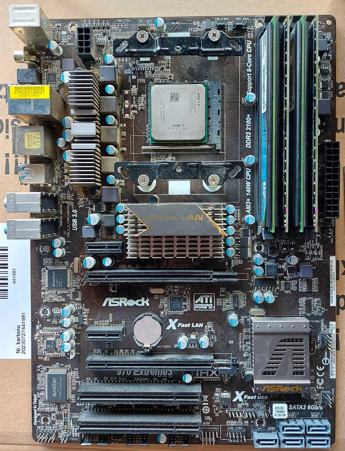 zestaw- FX-8350 8x4 + coller+ Asrock970 + 16gb ram
