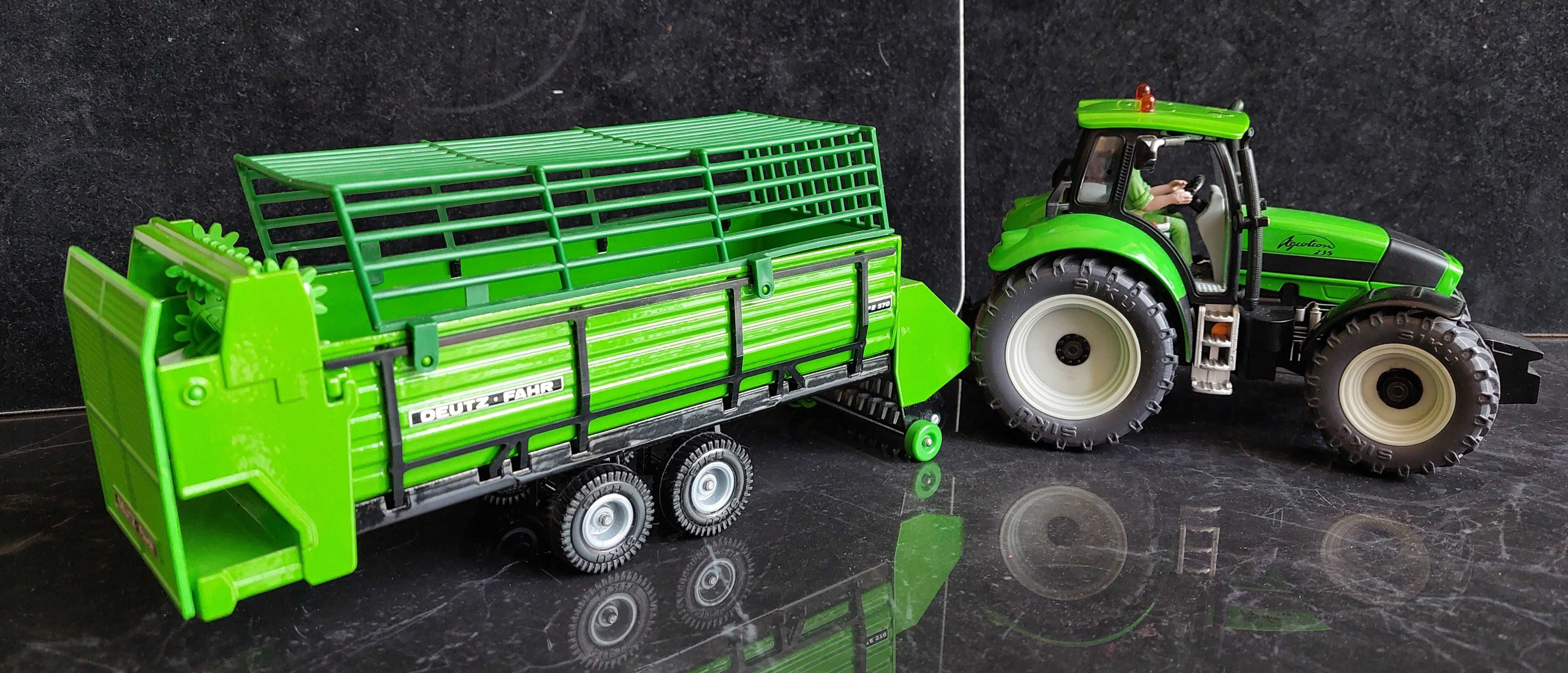 Siku 4453 Deutz Fahr Agrotron 235 z przyczepą Deutz Fahr  1:32