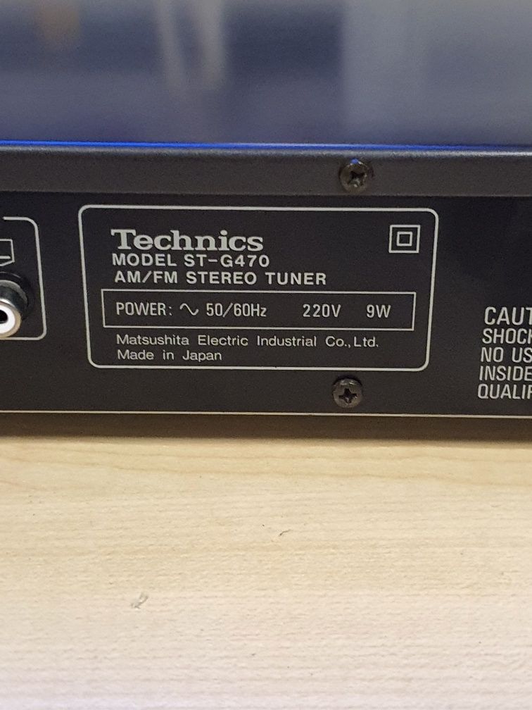 Tuner radiowy FM TECHNICS ST-GT470 PXS cap. Made in japan sprawny