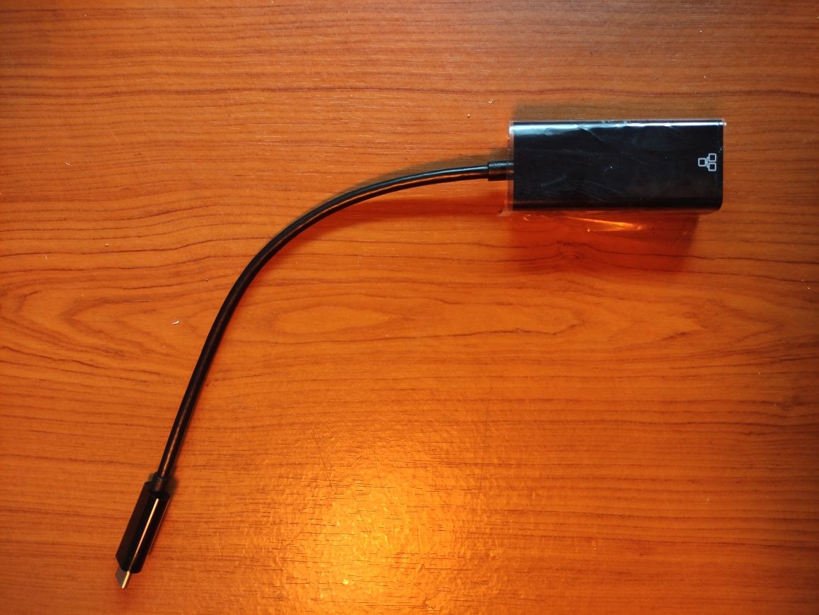 Adaptador USB-C para RJ45 (Ethernet) 1Gbps – Novo