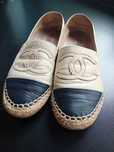 Chanel oryginalne damskie espadryle skóra rozm. 38