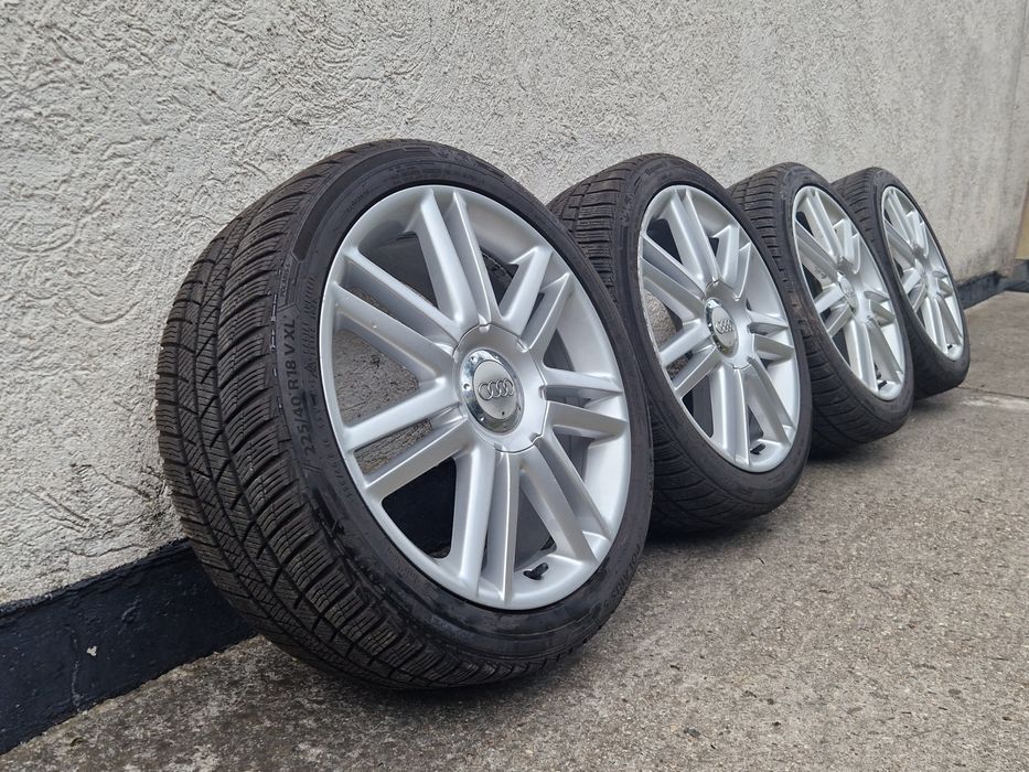 Oryginalne Alufelgi AUDI 18 | Opony 225/40-18 | A3 S3 8P 6mm | KOMPLET