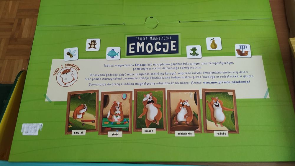Tablica magnetyczna z ramka + emocje / + pogoda /cena za zestaw tablic