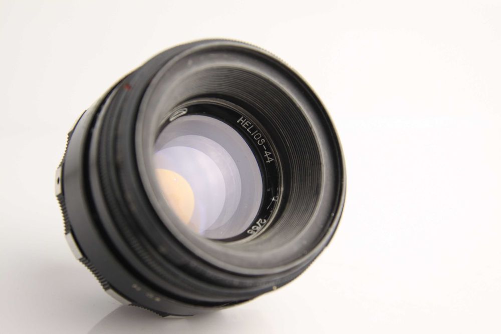 Helios 44 Ver.1 Czarna Zebra Belomo M39 + redukcja M42