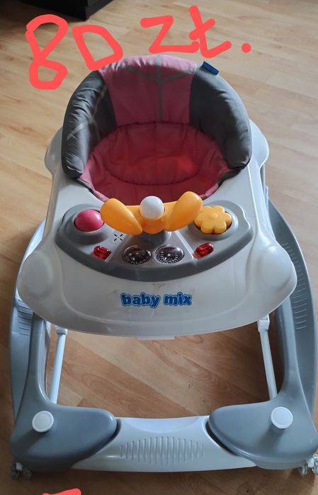 Dla dziecka:fotelik. Dostawka do wózka. Chodzik . Podgrzewacz dobutel