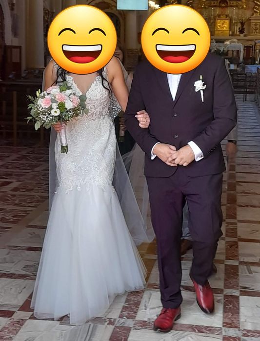 Suknia Minelii ślubna rybka