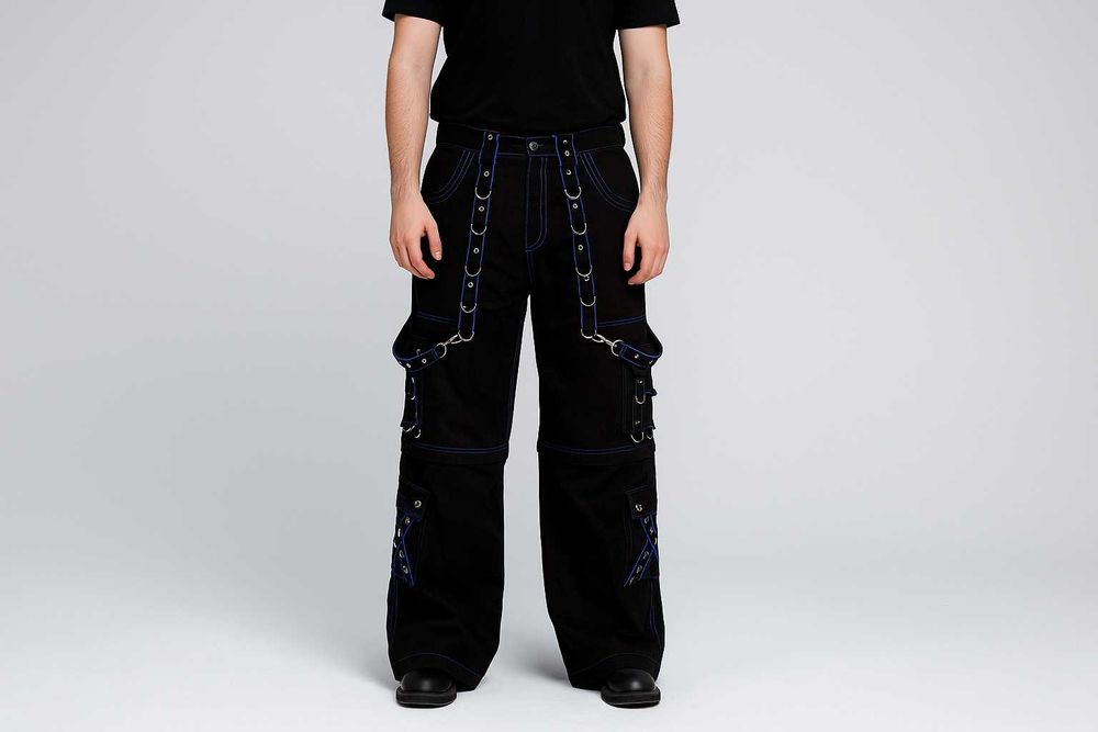 Штани Dead Threads широкі готичні авангард avant garde панк baggy Y2K