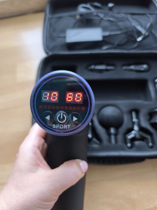 Перкуссионный массажёр пистолет Fascia Gun