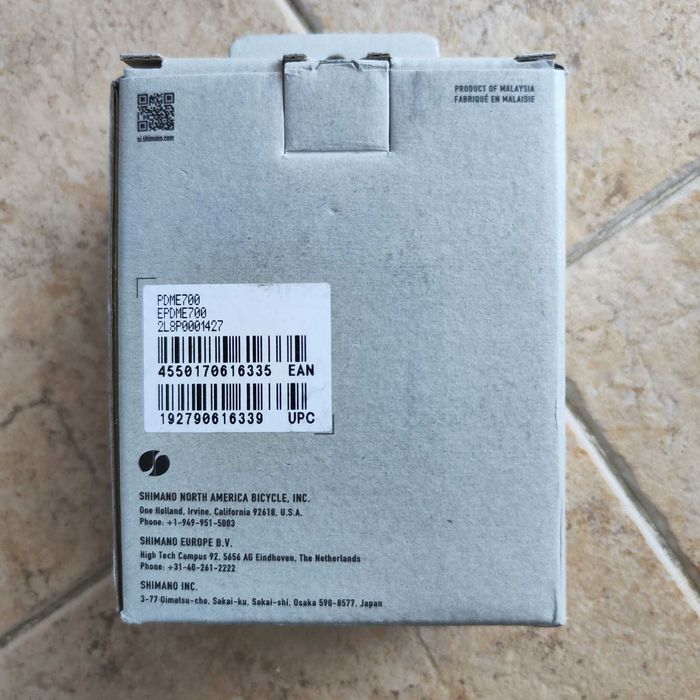 Pedais Shimano PD-ME700 SPD