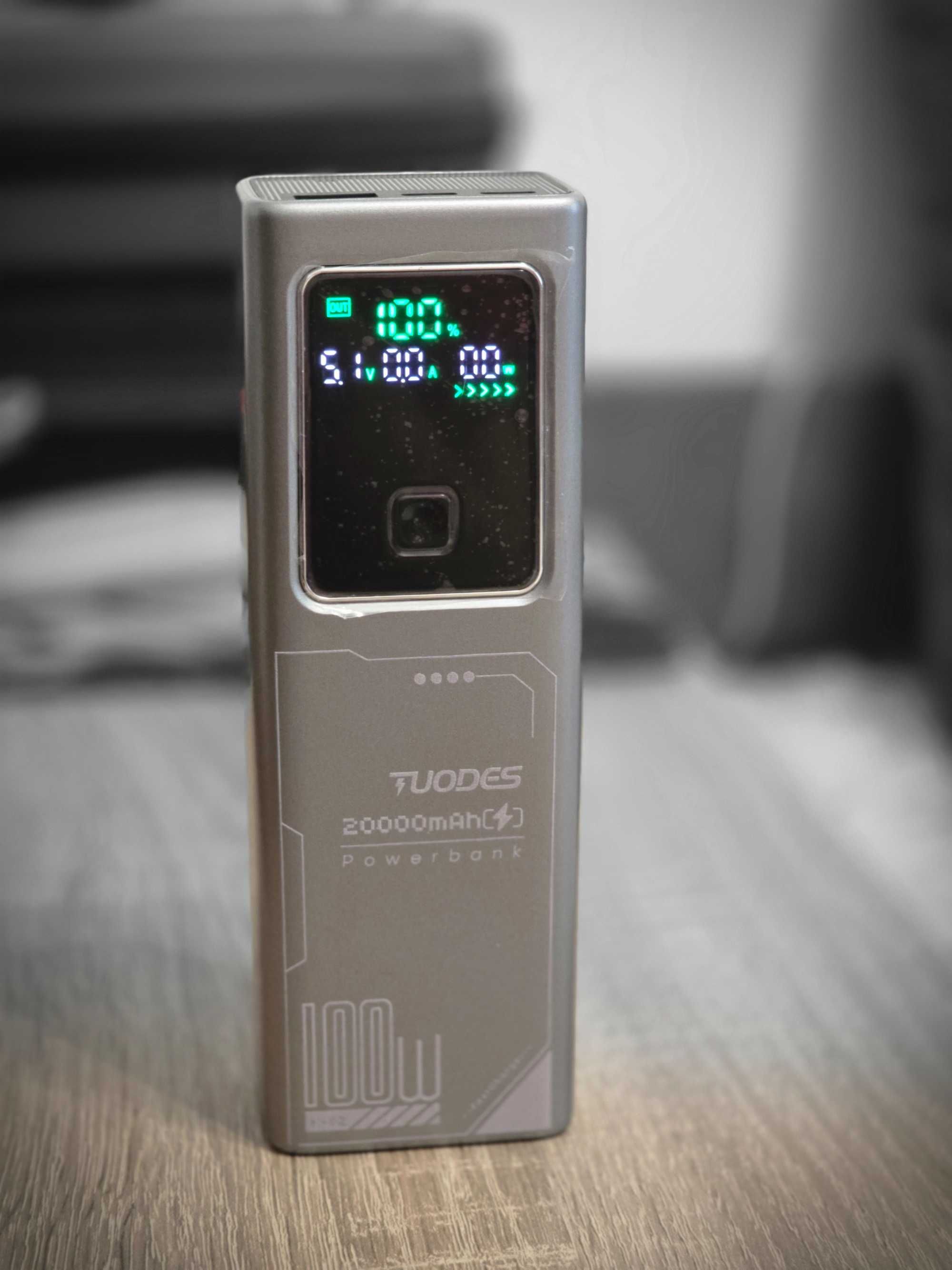 Tuodes PD 100W Power Bank Fast Charging, 20000mAh
