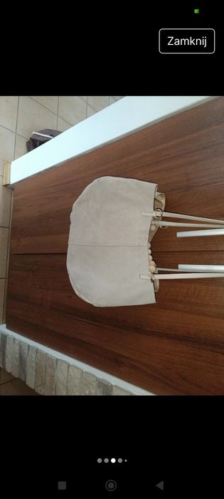 Torebka shoperka skórzana Manzana