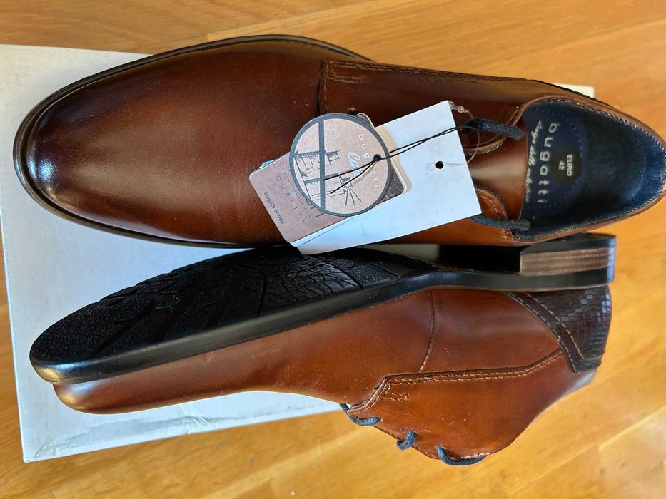 nowe eleganckie buty marki Bugatti r. 42 ideał - okazja!